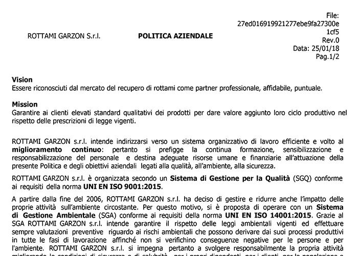 Politica aziendale