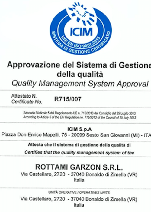 Certificazione R715